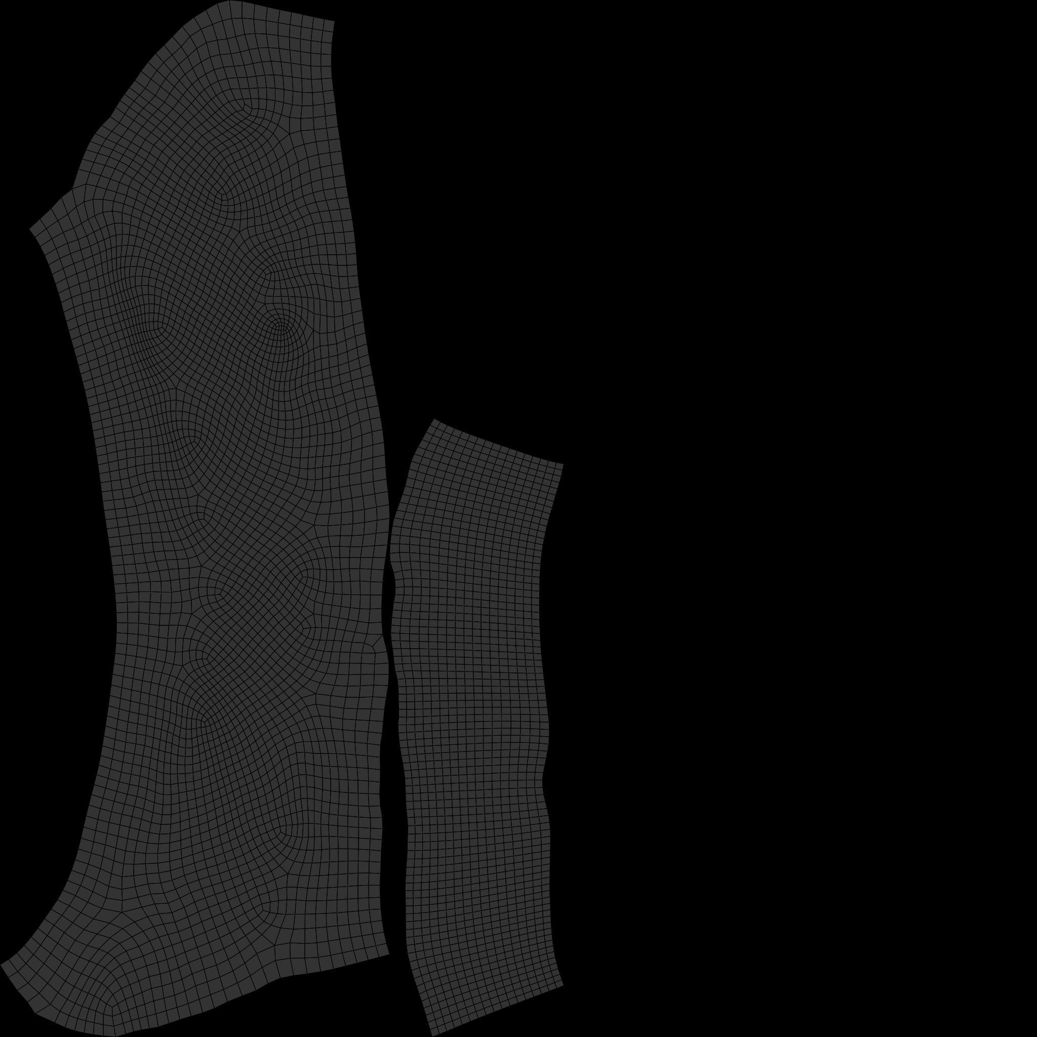 Green Goblin A Pose Not Rigged Low-poly 3D model_11