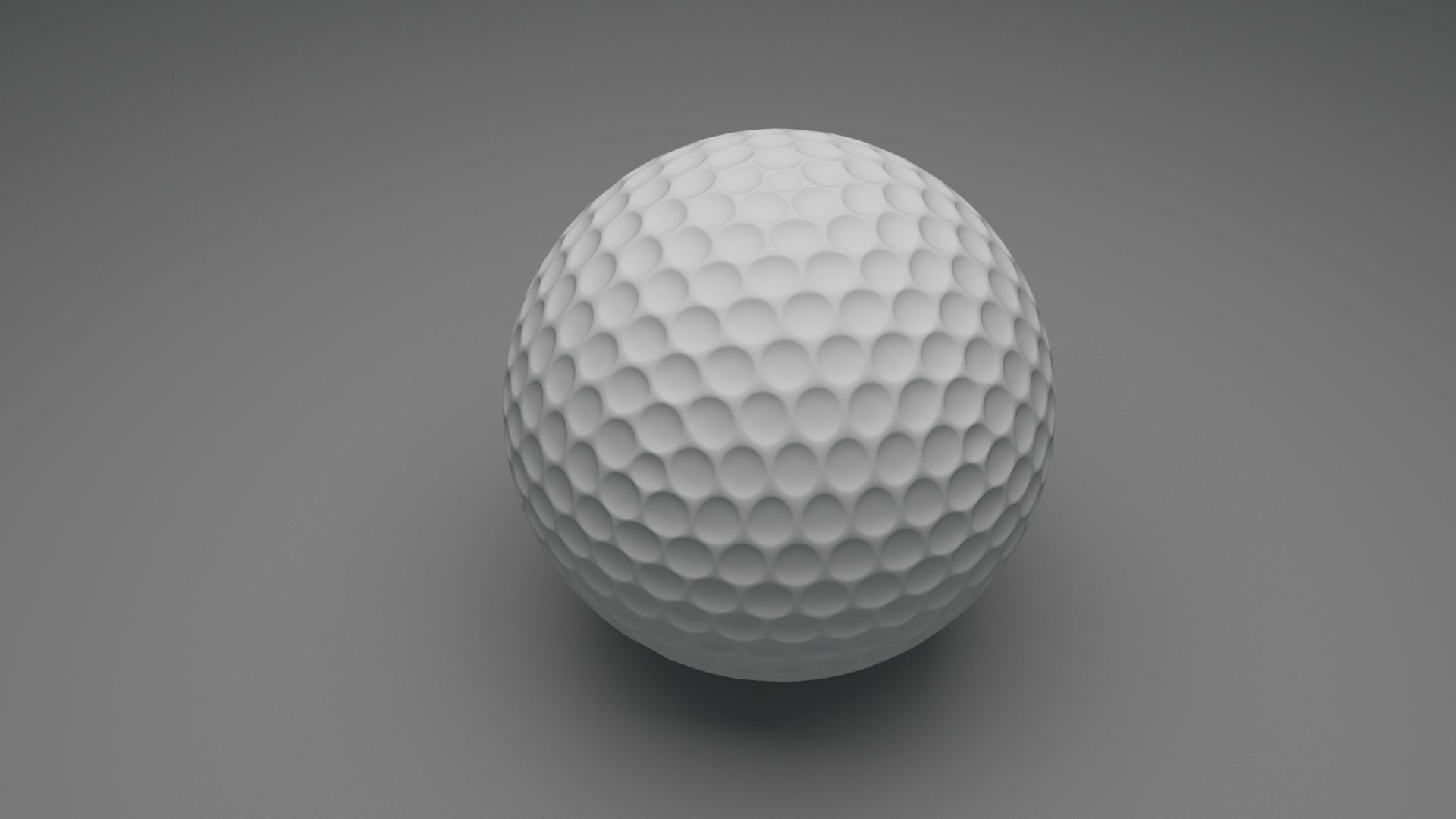 Golf Ball 3D model_1