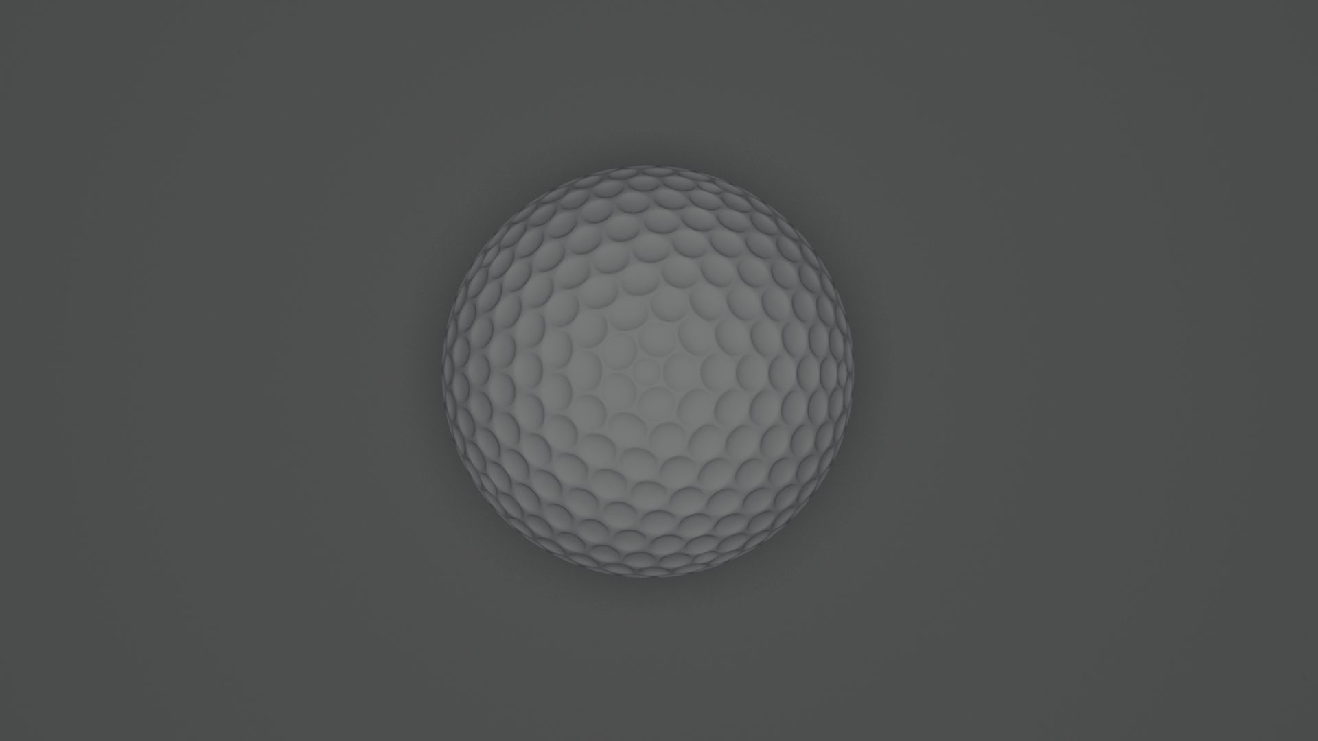 Golf Ball 3D model_8