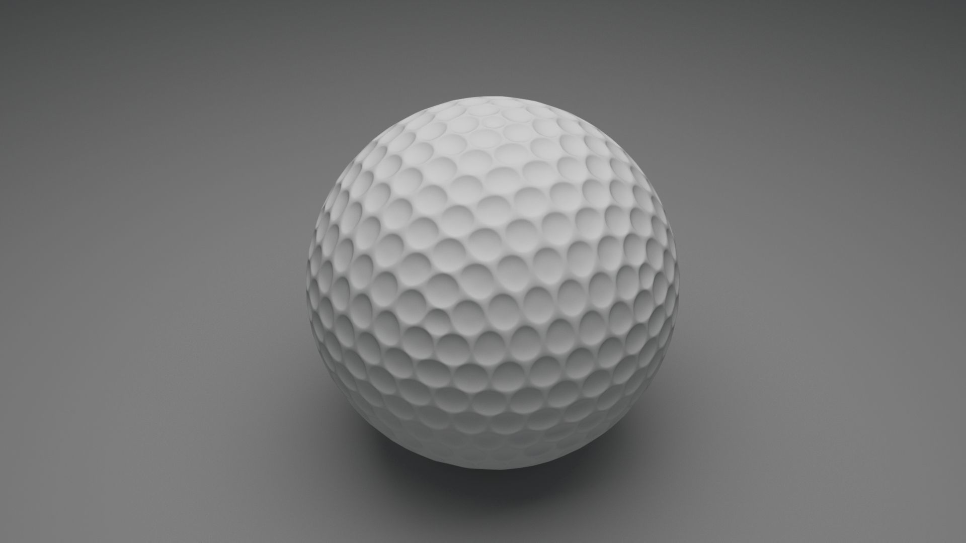 Golf Ball 3D model_2