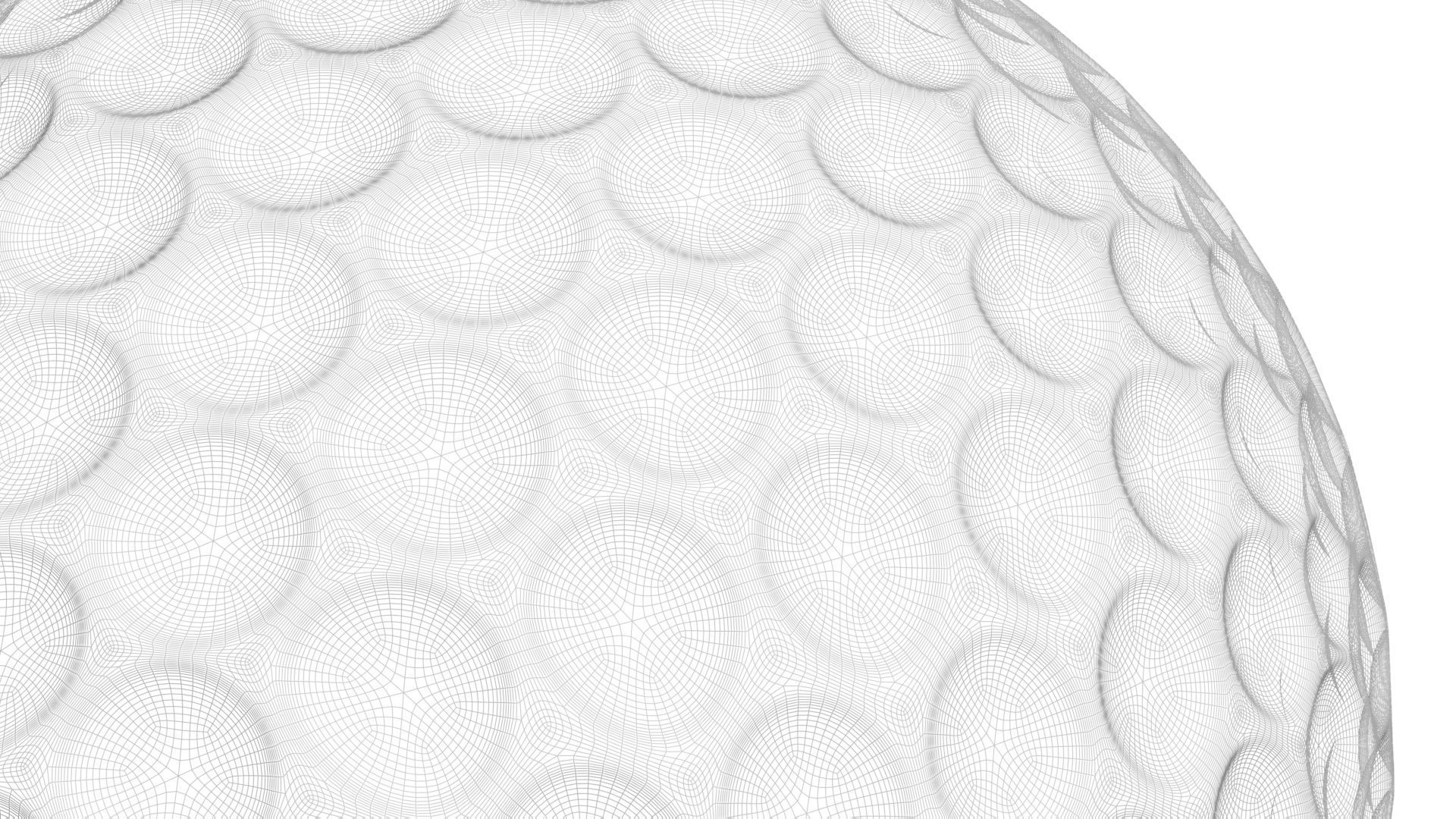 Golf Ball 3D model_20