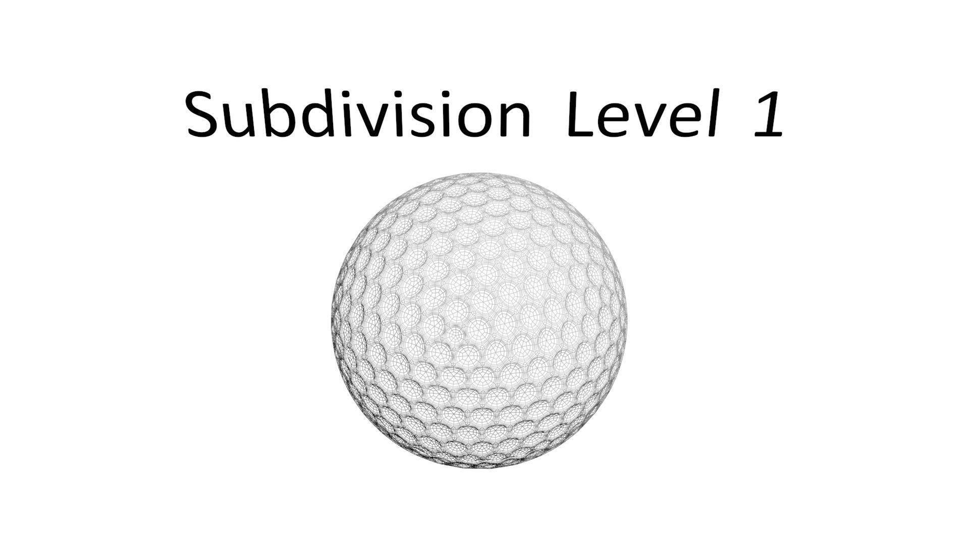 Golf Ball 3D model_24