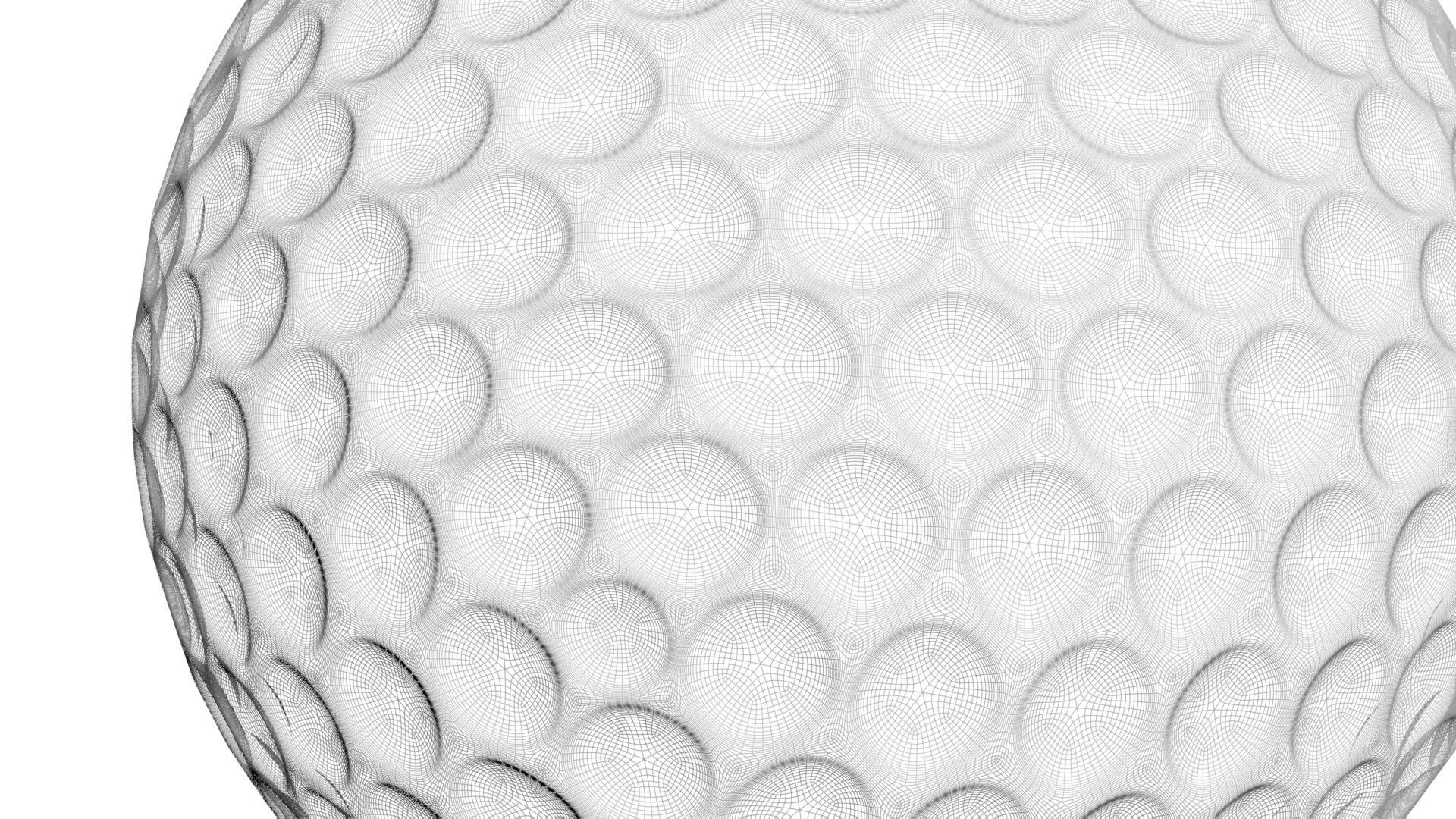 Golf Ball 3D model_19