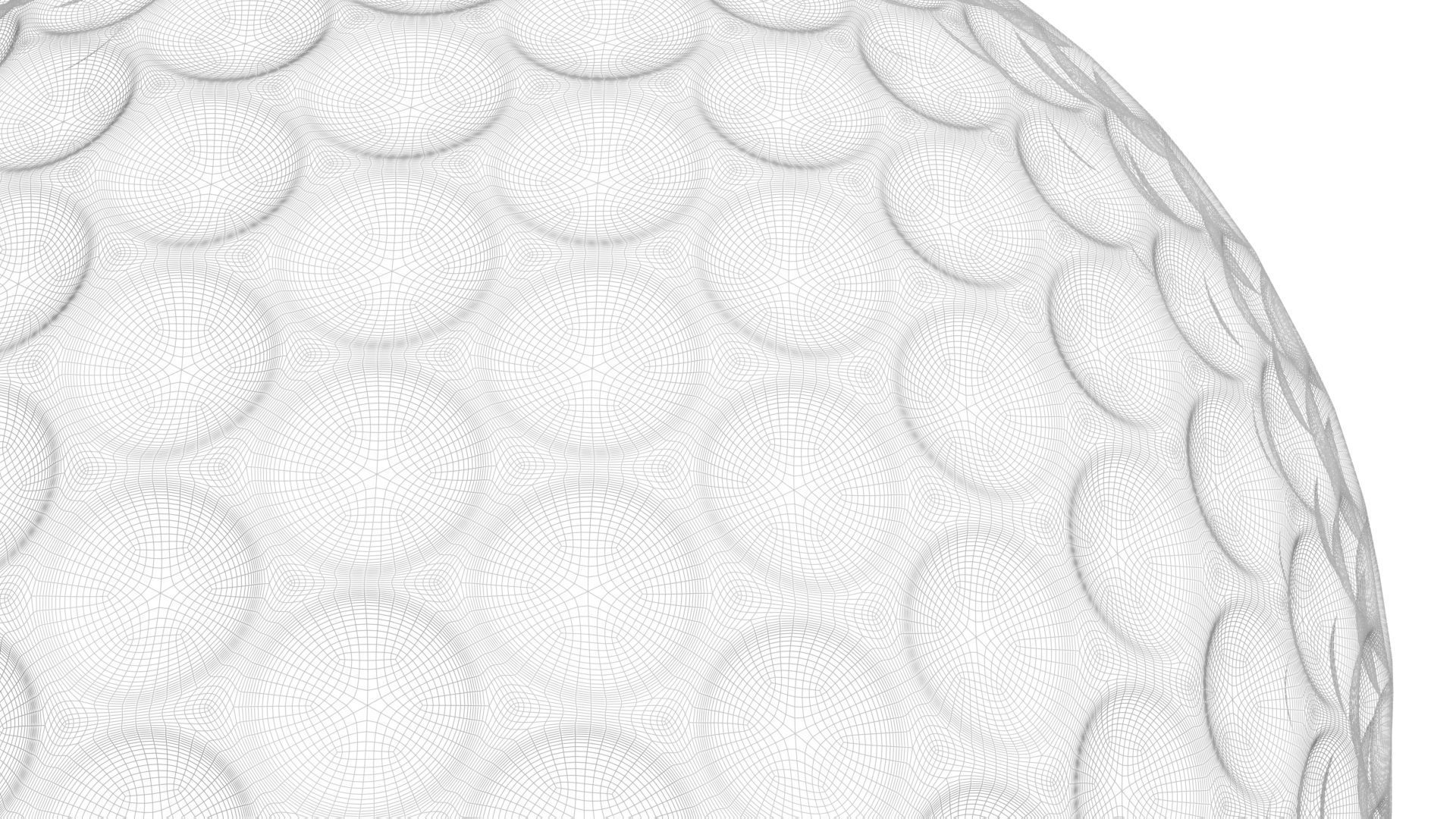 Golf Ball 3D model_21