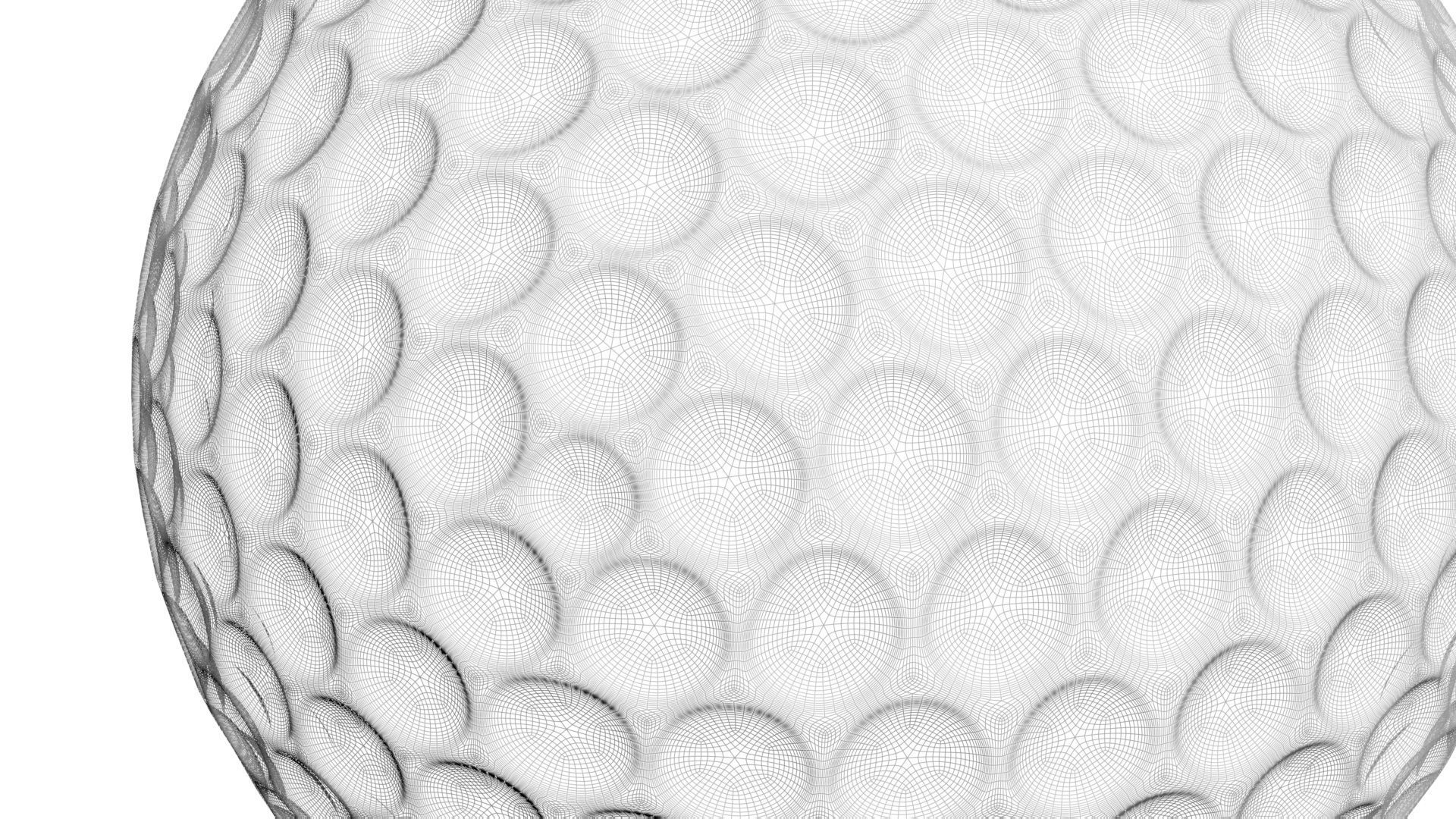 Golf Ball 3D model_18