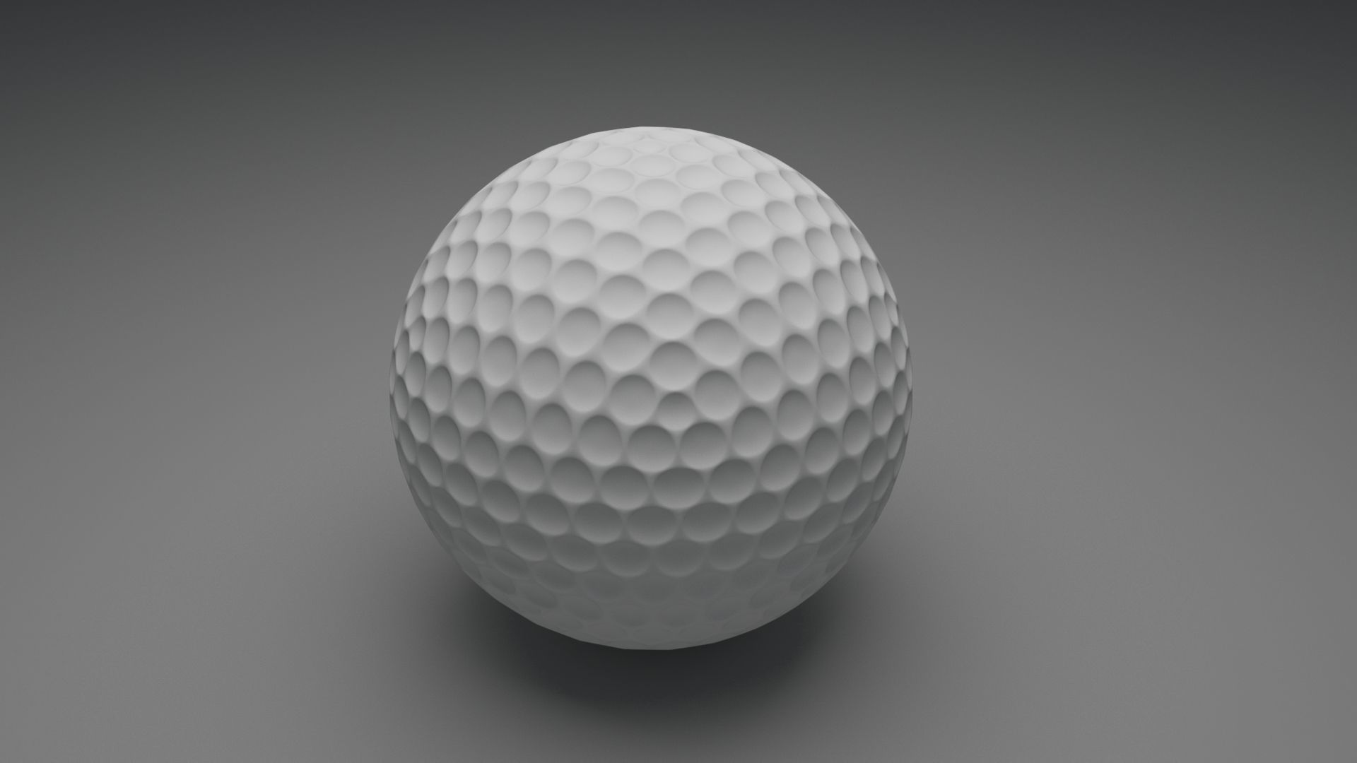 Golf Ball 3D model_3