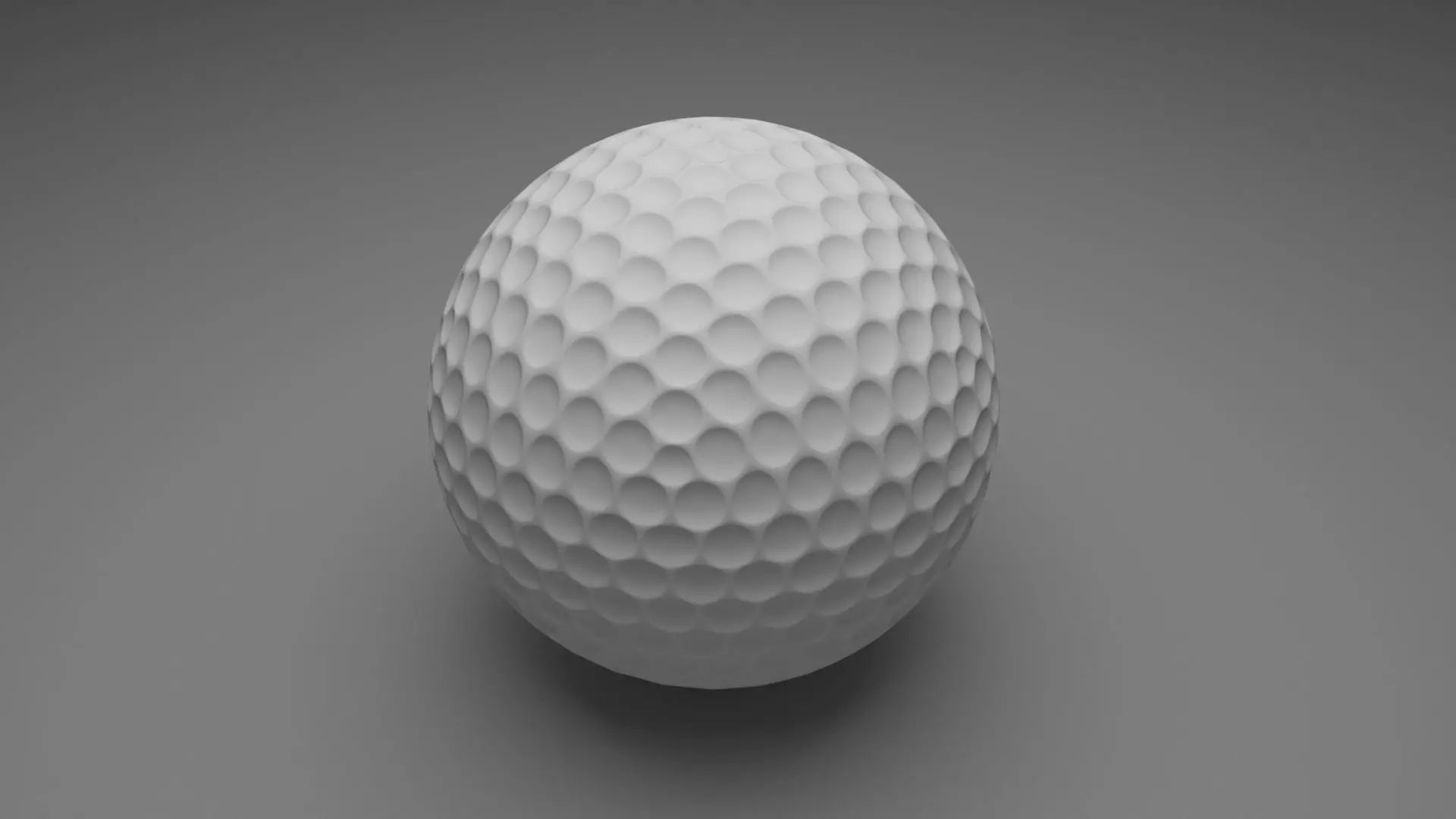 Golf Ball 3D model_0
