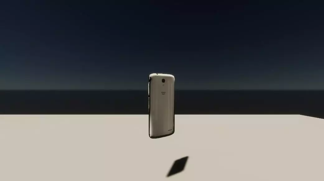 Phone prop Free low-poly 3D model_0