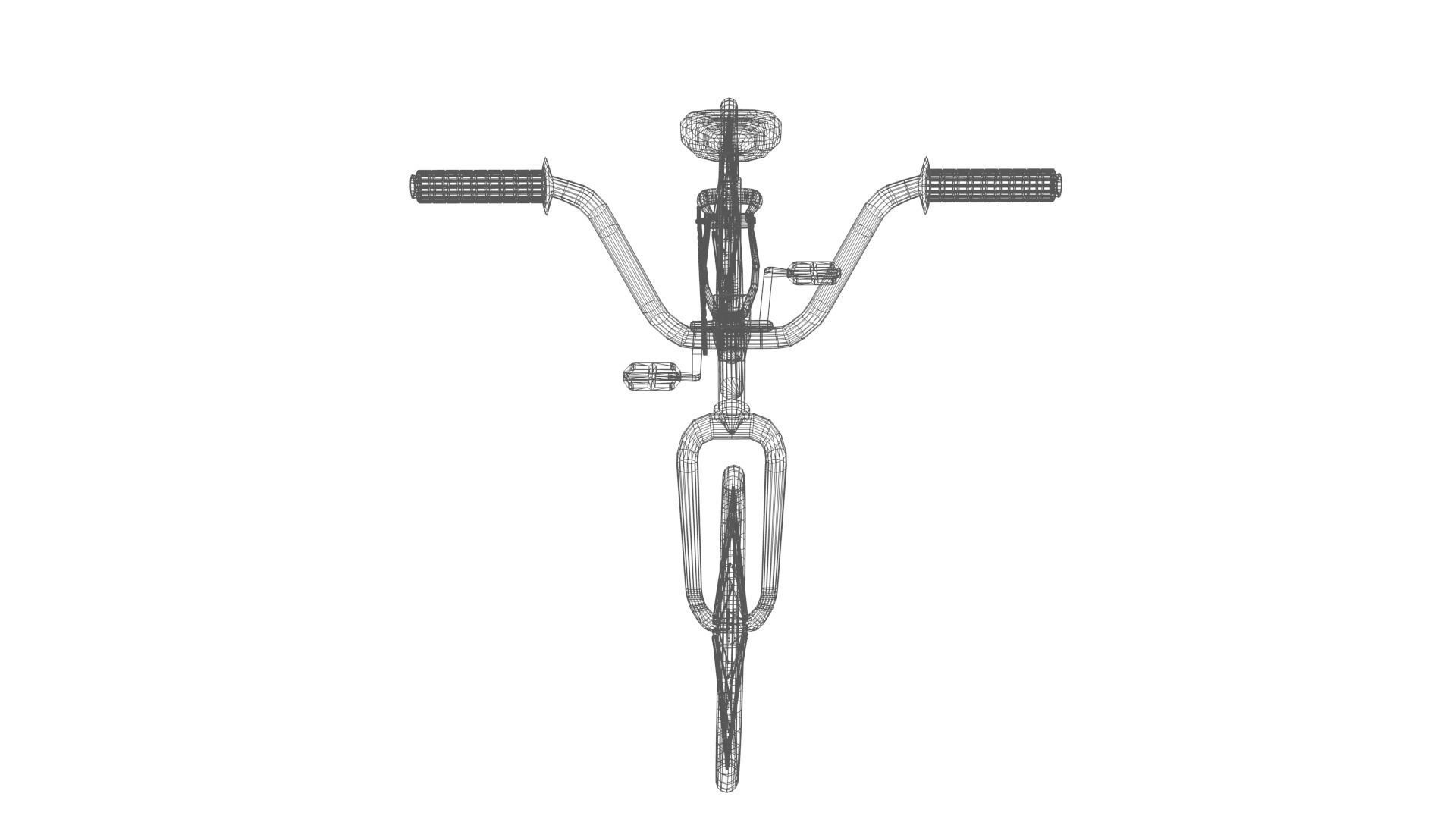 Street Bike Low-poly 3D model_34