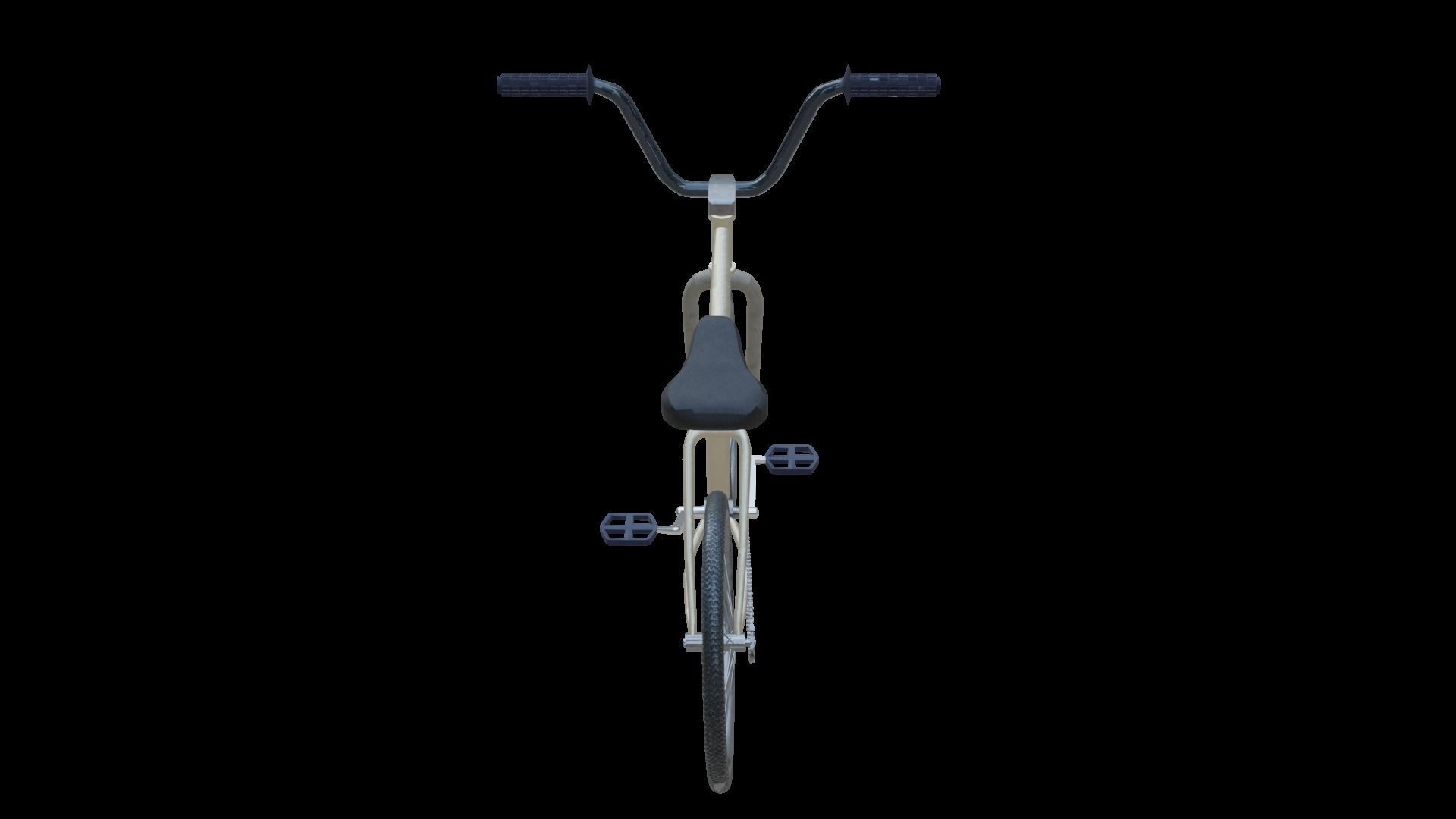 Street Bike Low-poly 3D model_7