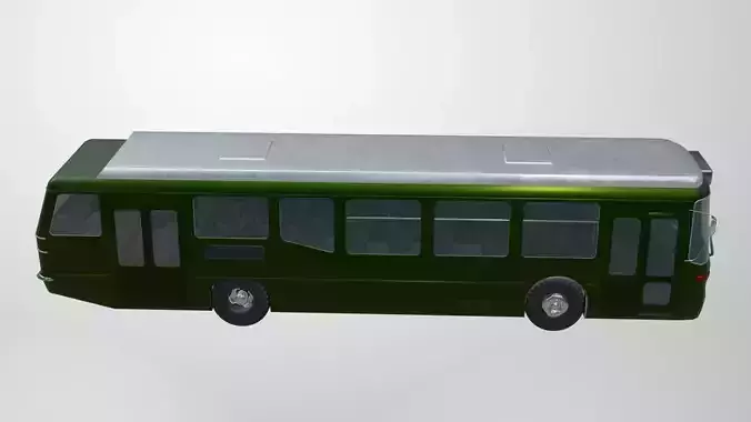 Bus Transport Low-poly 3D model