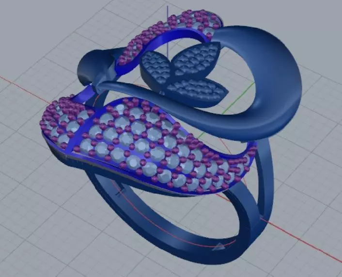 Ring fashion  3D print model_0