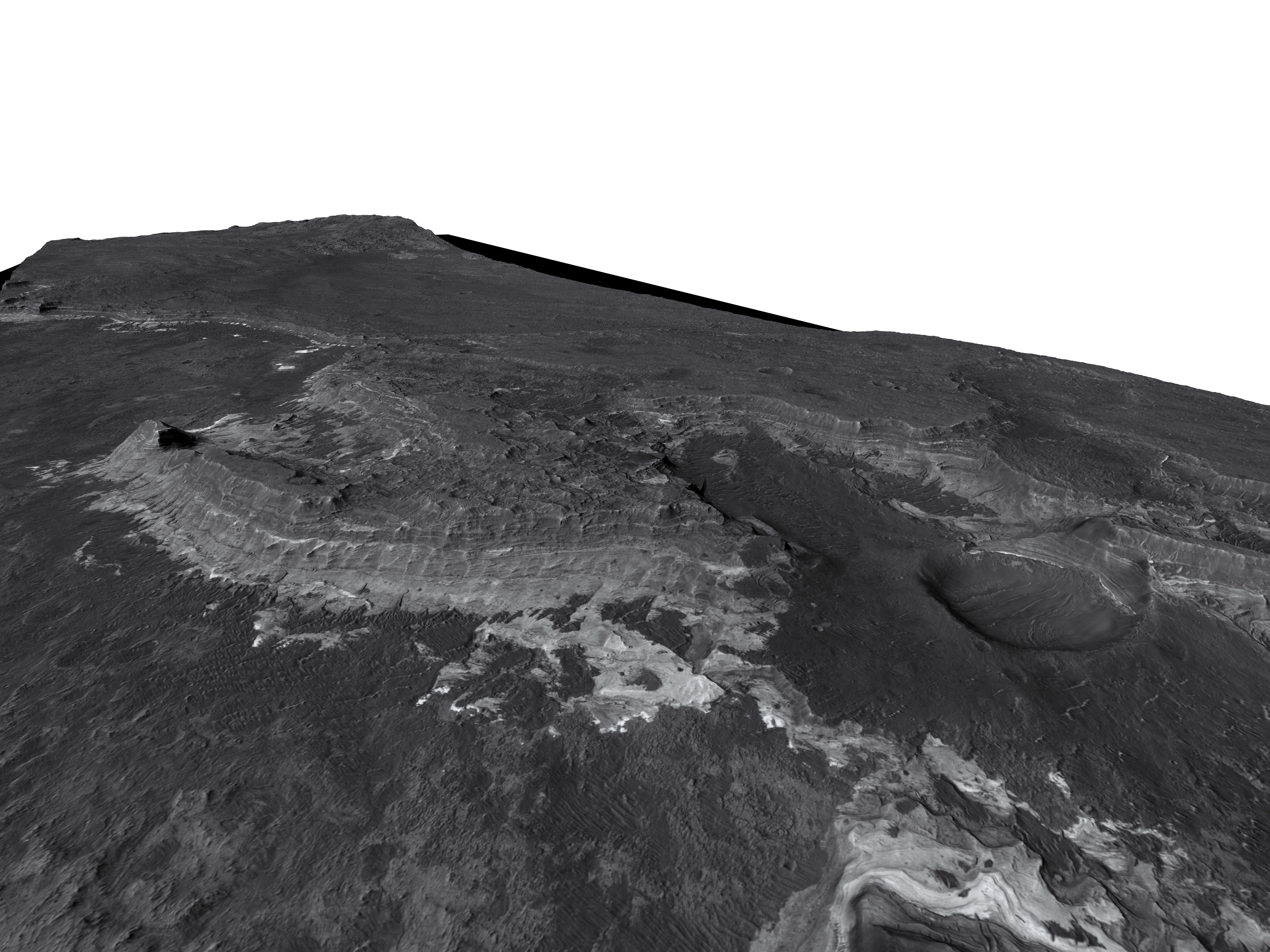 MARS VR - Light-Toned Layering in Ladon Valles 3D model_3