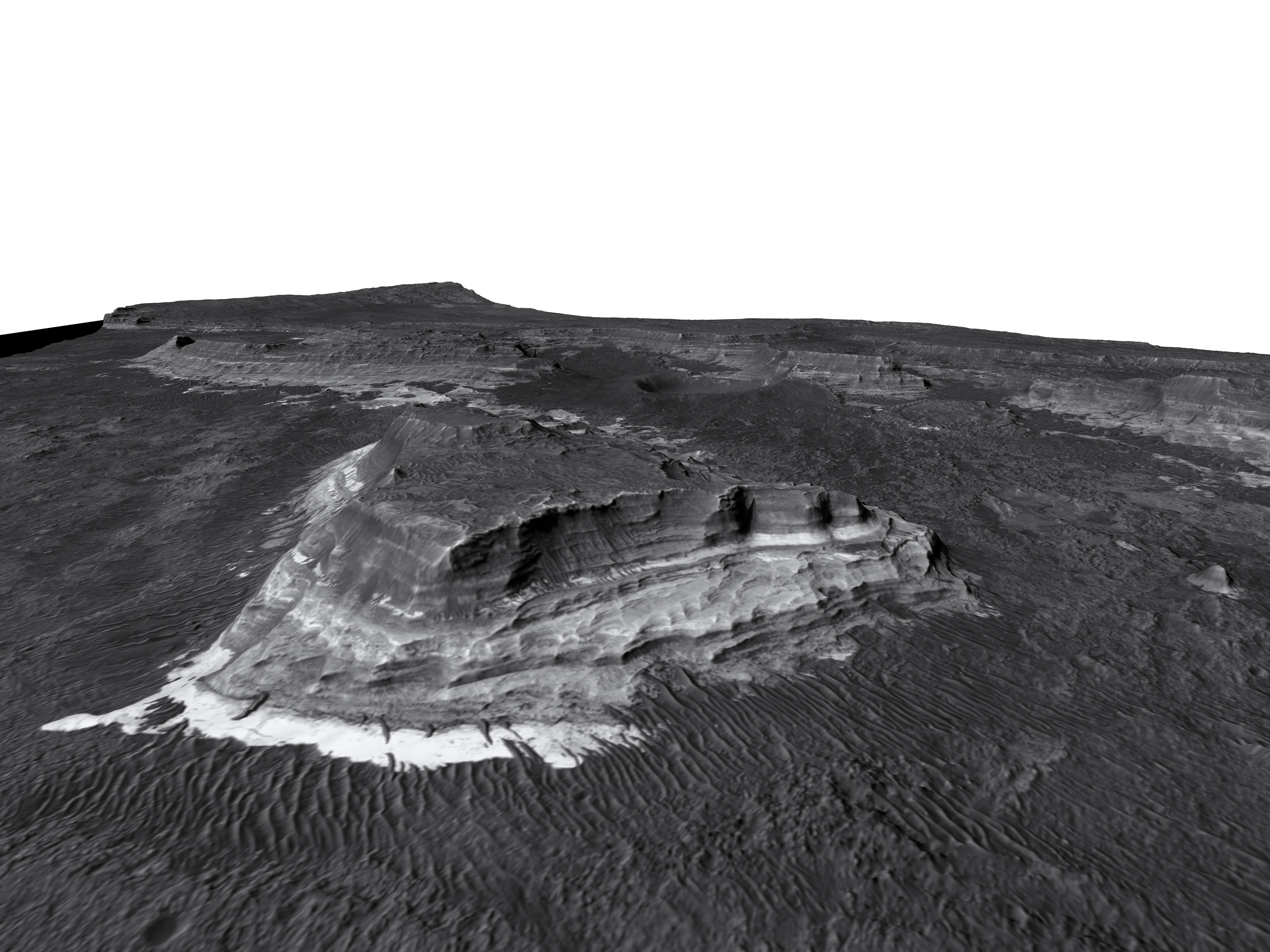 MARS VR - Light-Toned Layering in Ladon Valles 3D model_1