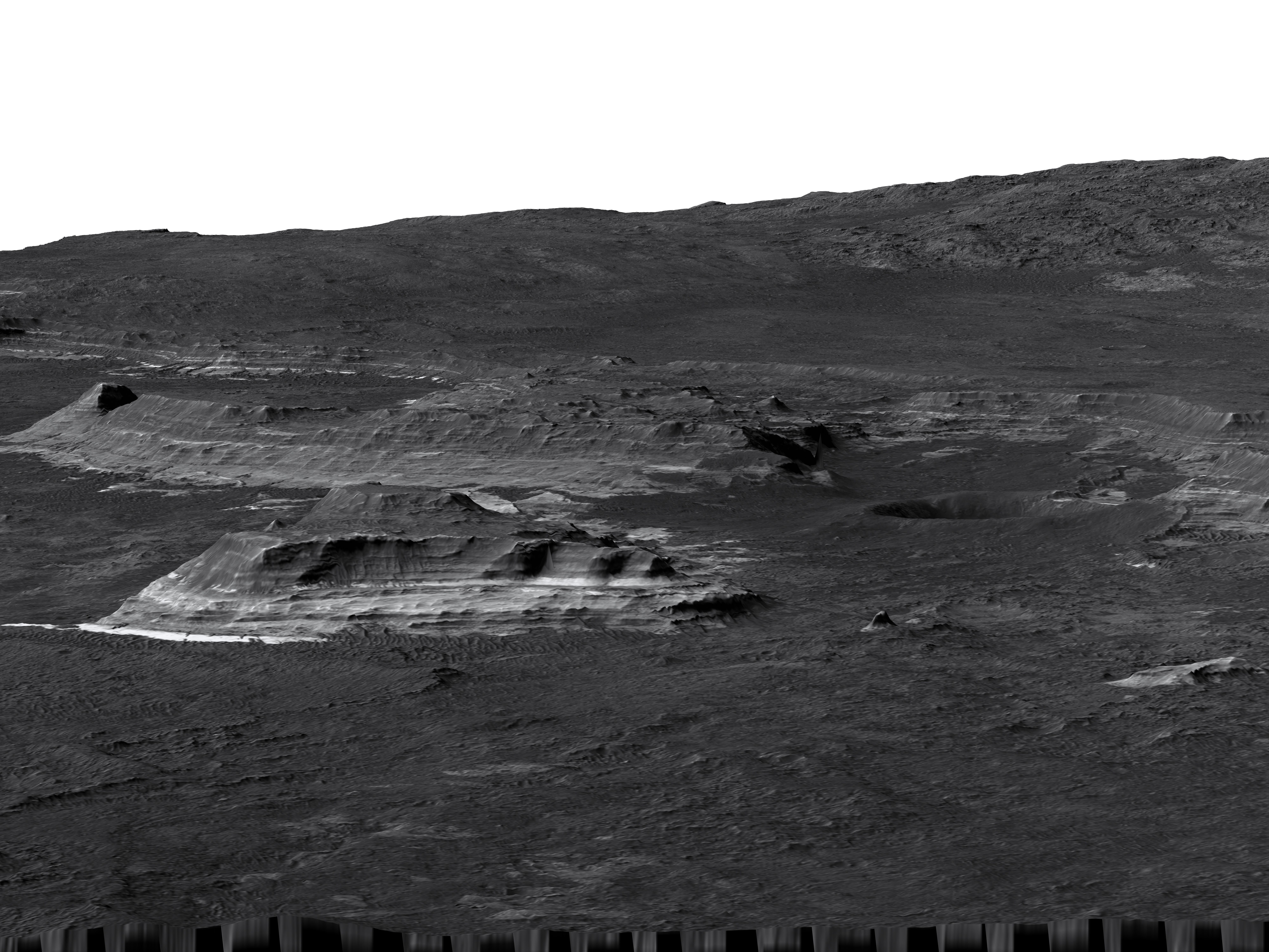 MARS VR - Light-Toned Layering in Ladon Valles 3D model_2