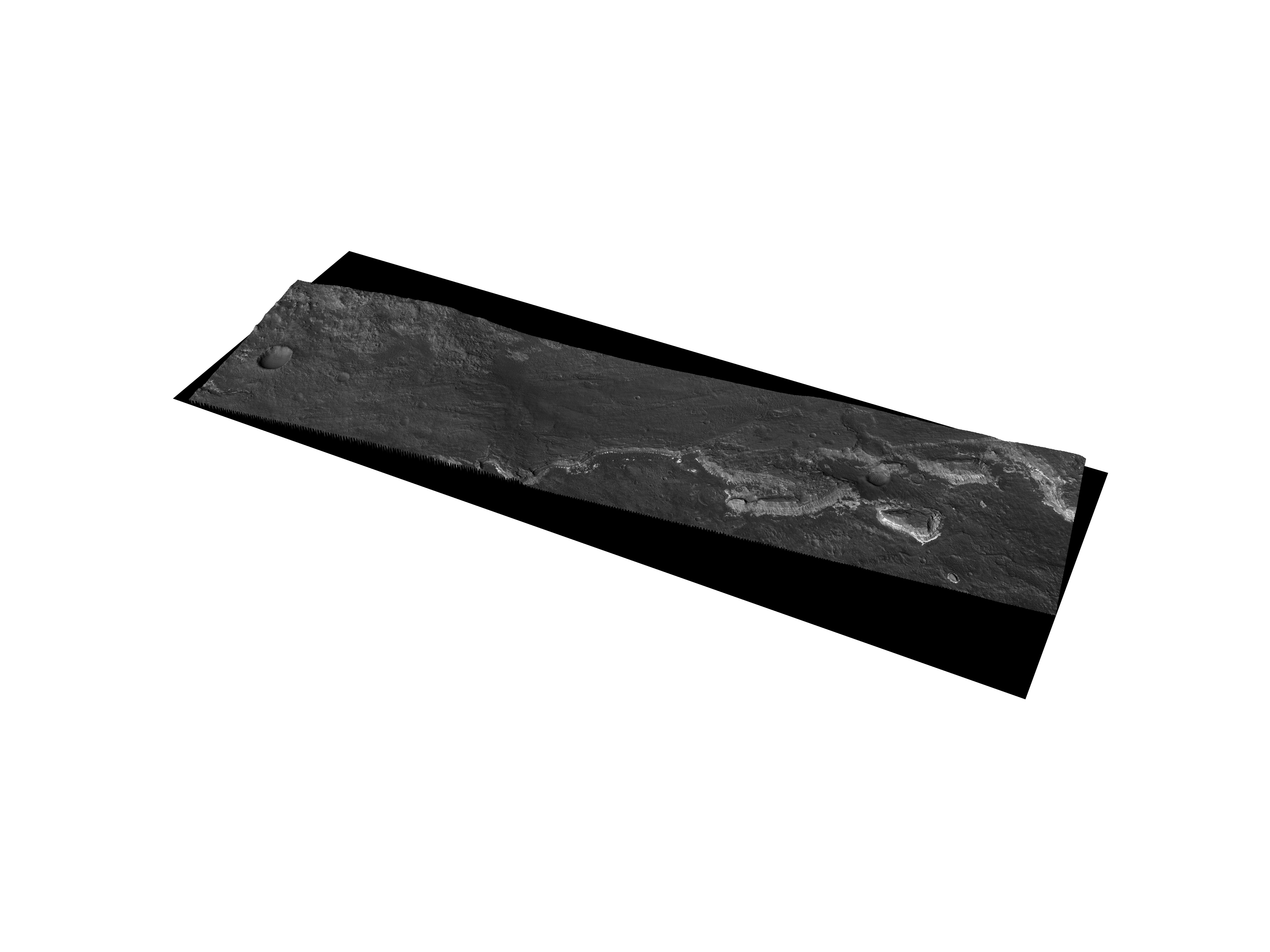 MARS VR - Light-Toned Layering in Ladon Valles 3D model_0