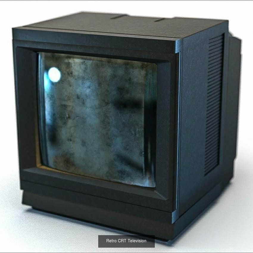 CRT TV 3D Model Collection _2