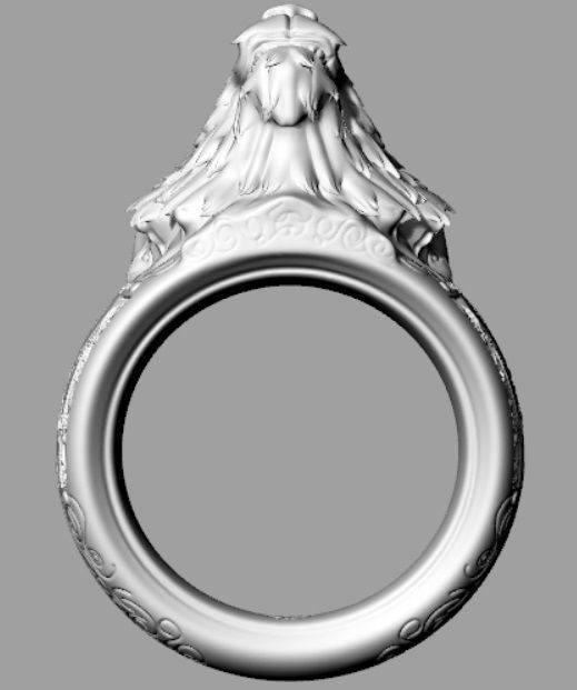 witcher ring  3D print model_2