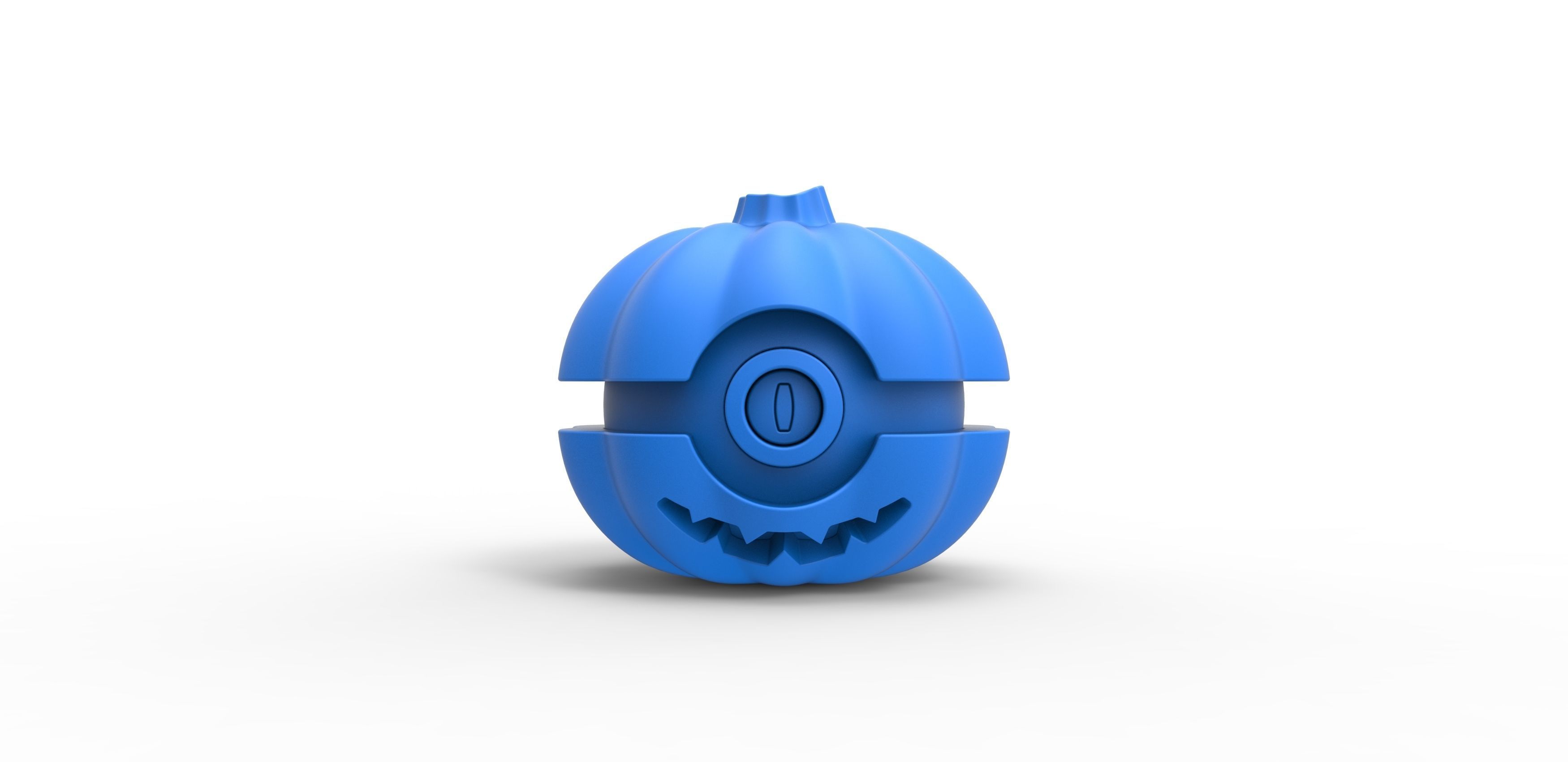 Halloween pumpkin orb 3D print model_10