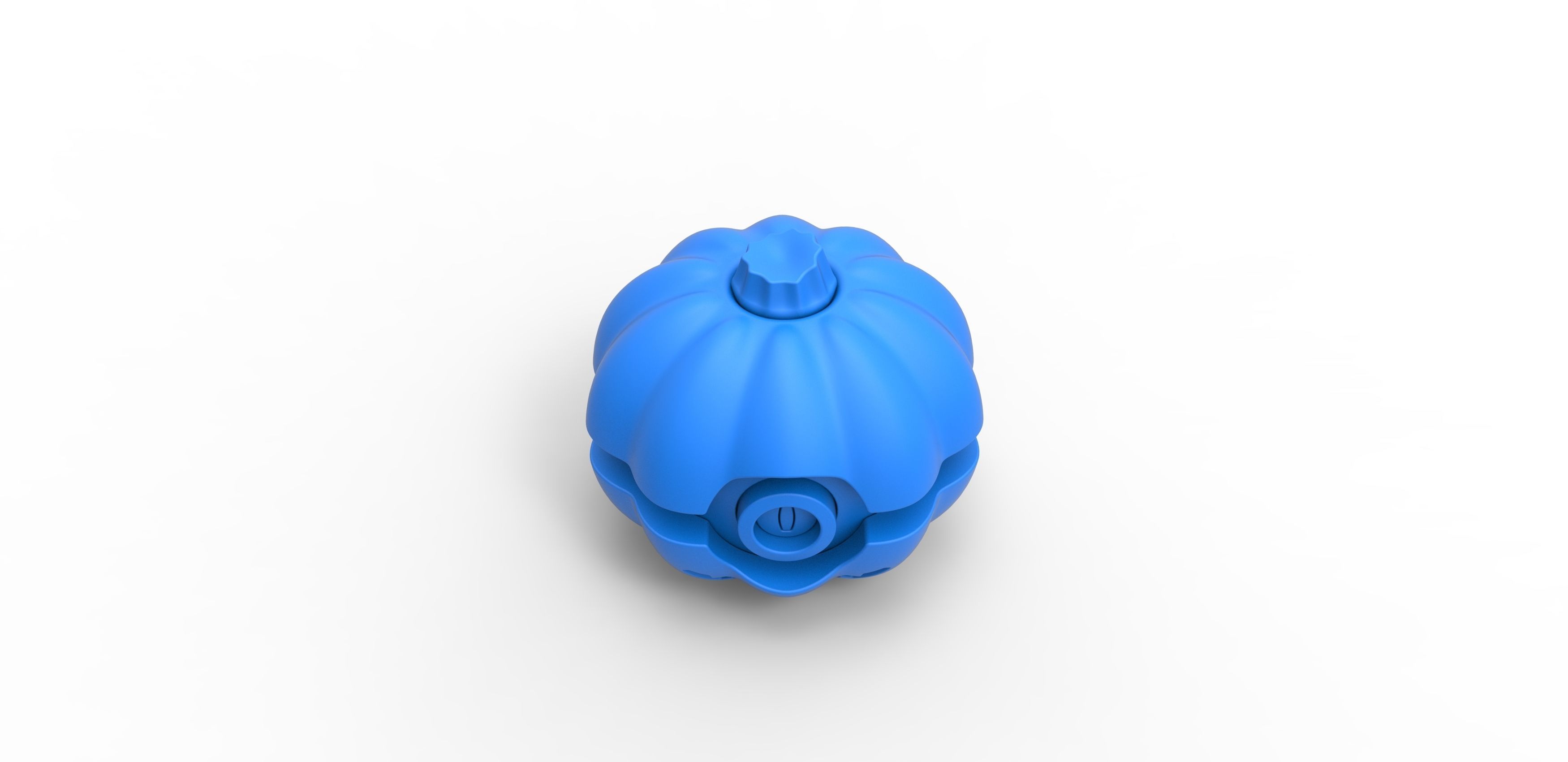 Halloween pumpkin orb 3D print model_11