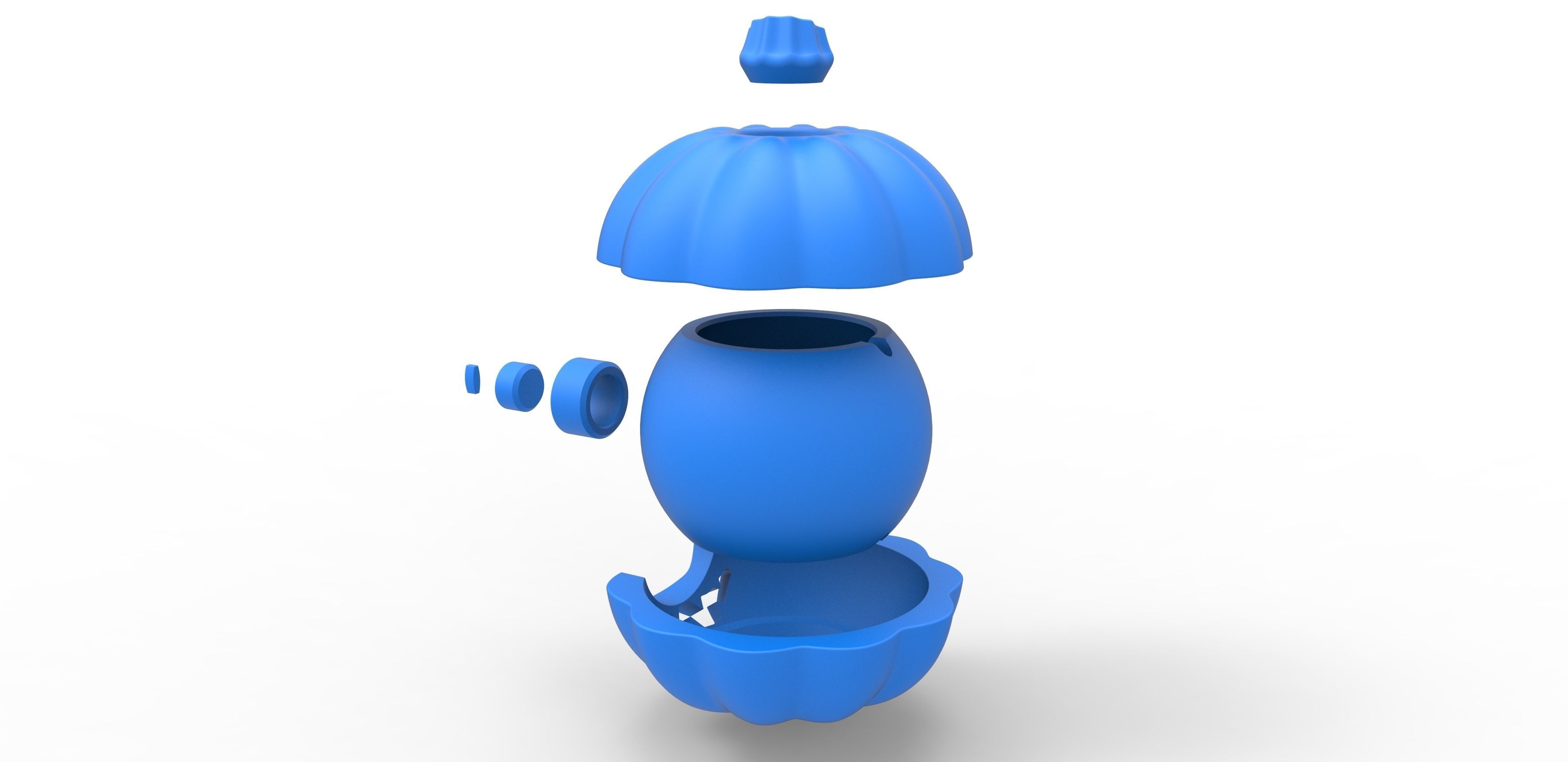 Halloween pumpkin orb 3D print model_20