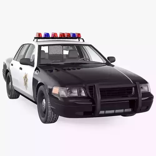 Generic Police Car LVMPD Simple Interior