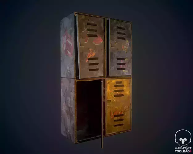 3D Old locker