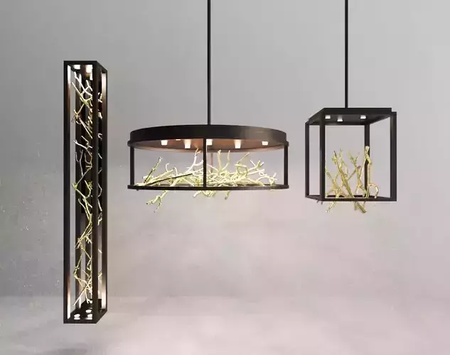 Set Aerie lighting  3D model