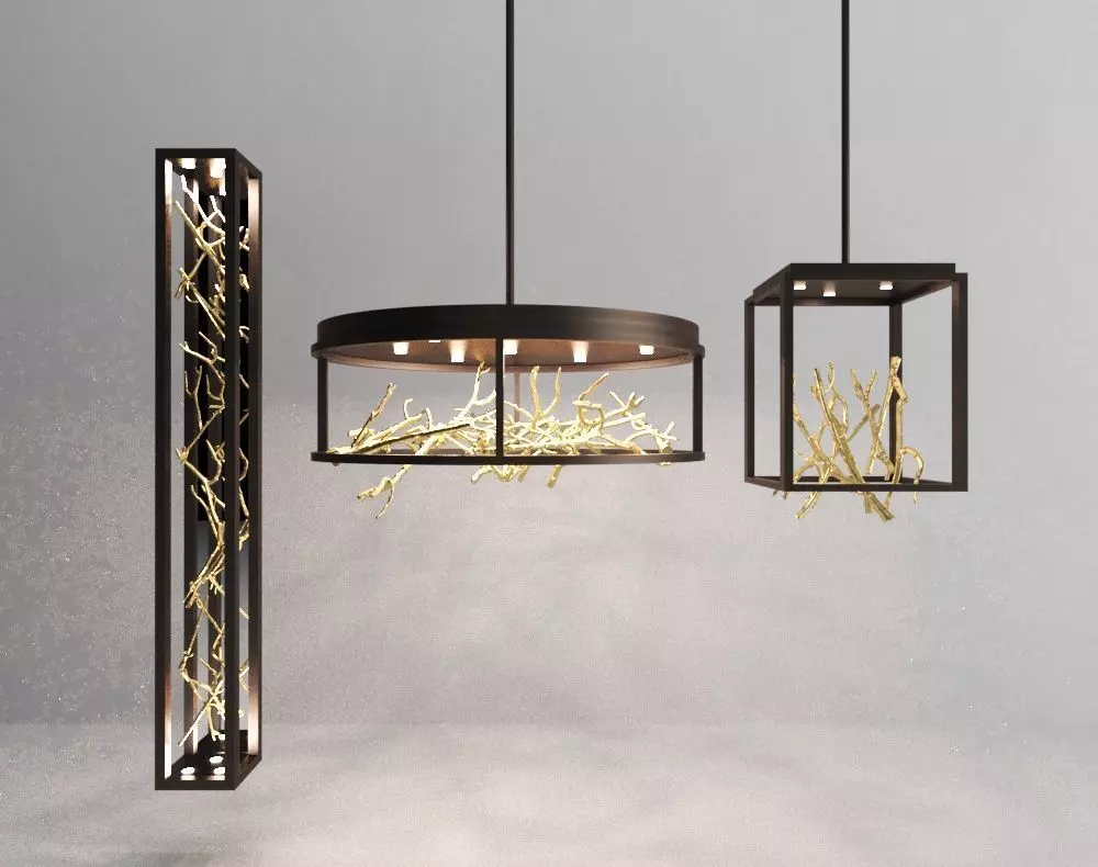 Set Aerie lighting  3D model_0