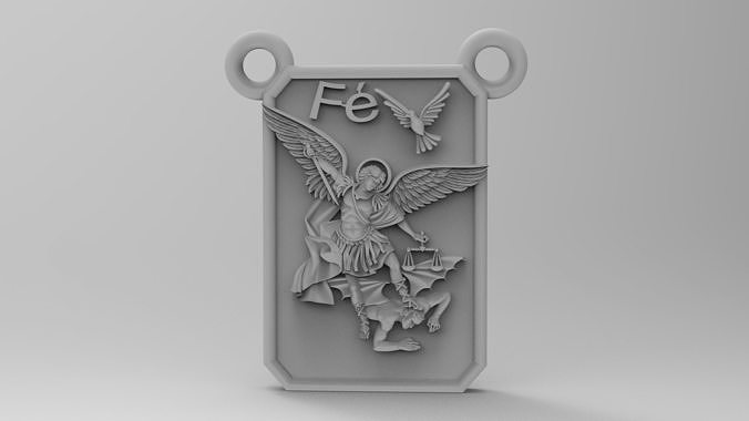 Arcanjo scapular 3D print model