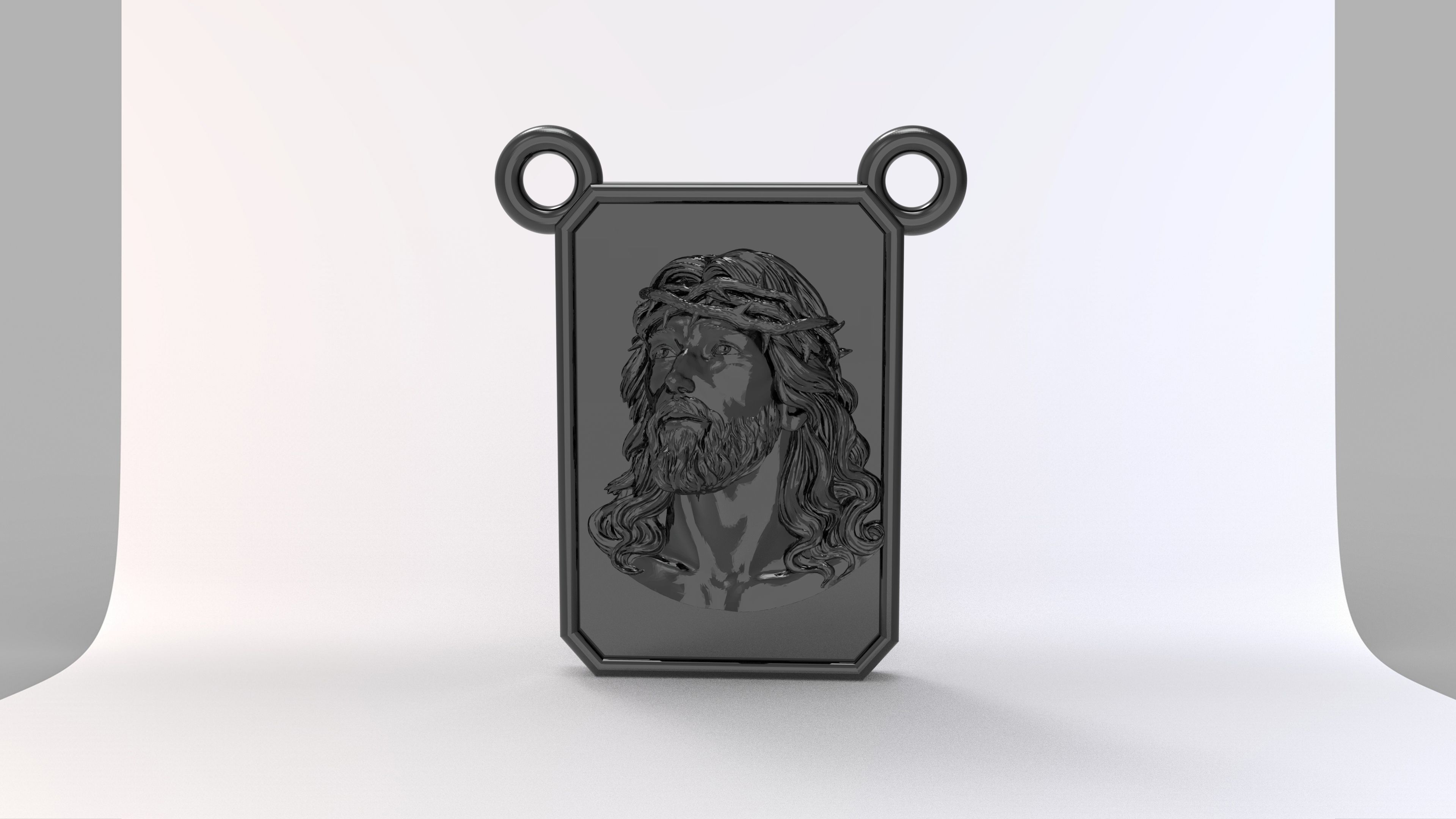 scapular jesus 3D print model_2
