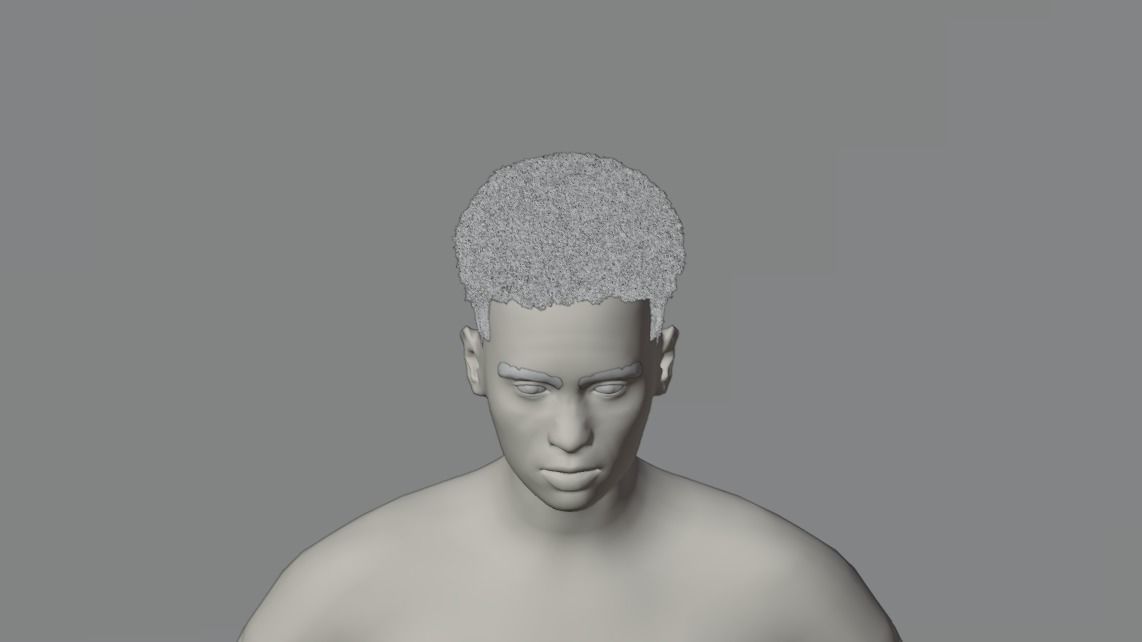 High Top Fade 3D model_9