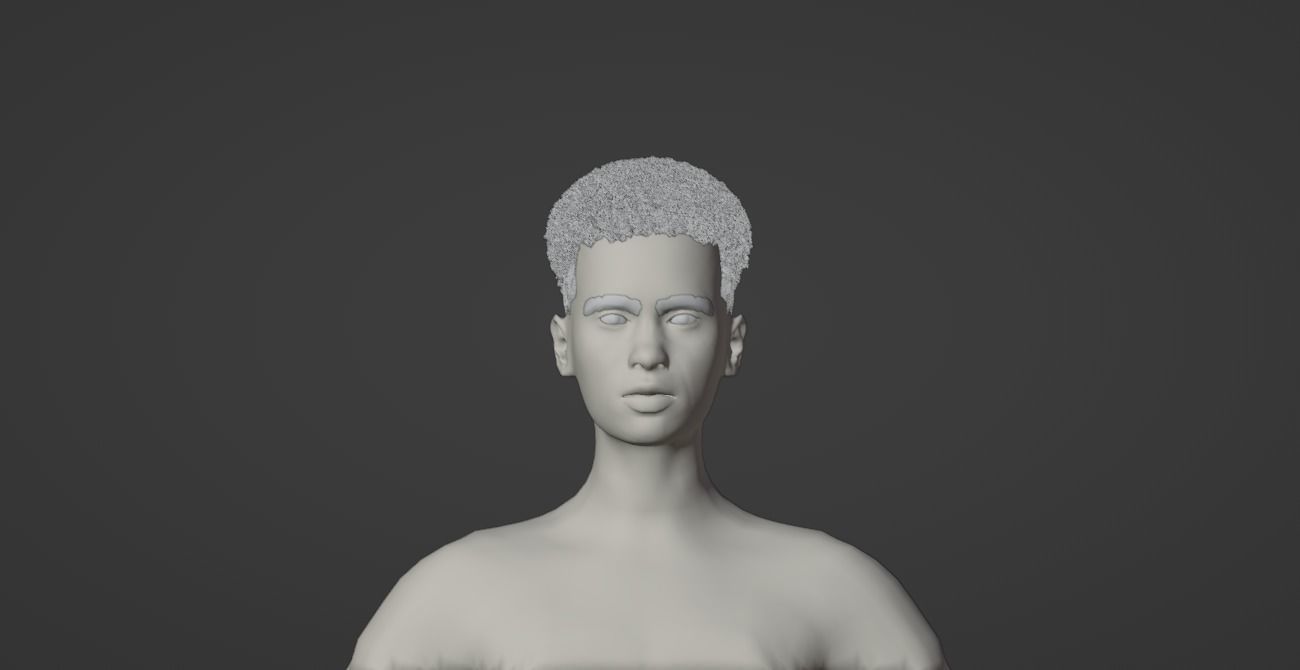 High Top Fade 3D model_7
