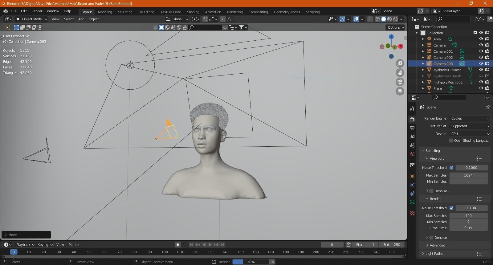 High Top Fade 3D model_17