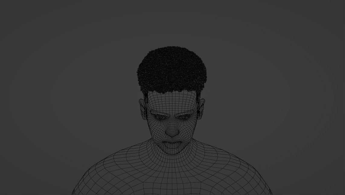 High Top Fade 3D model_10