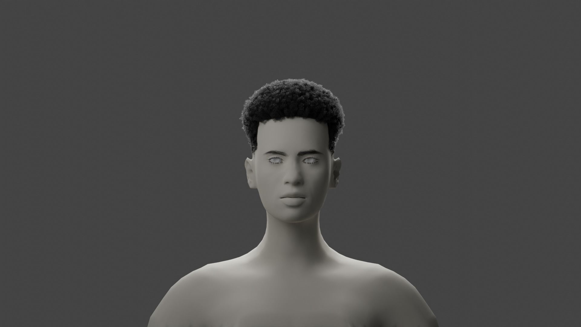 High Top Fade 3D model_2