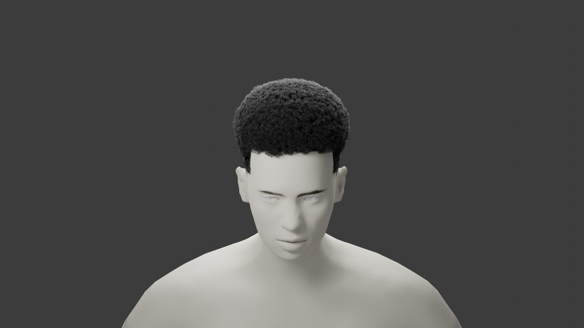 High Top Fade 3D model_1