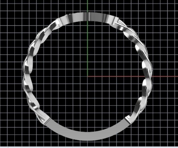 butterfly ring  3D print model_5