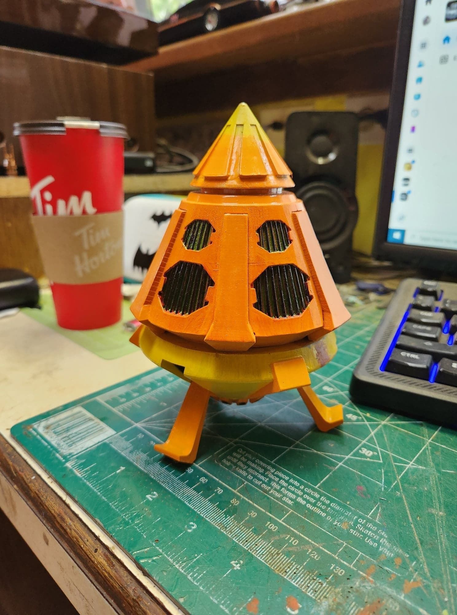 space 1999 Taybor ship  3D print model_4