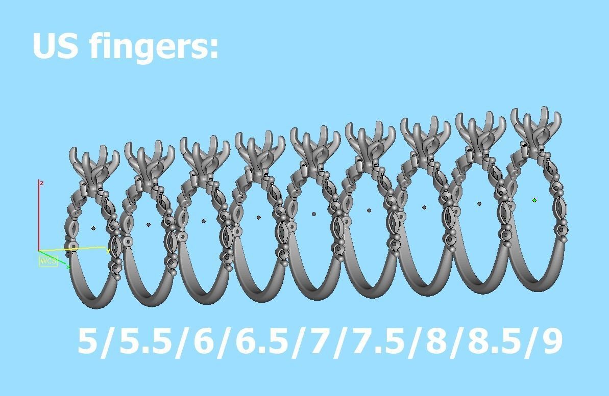 Sophia Engagement Ring 1ct Diamond Ring 3dmodel 3D print model_14