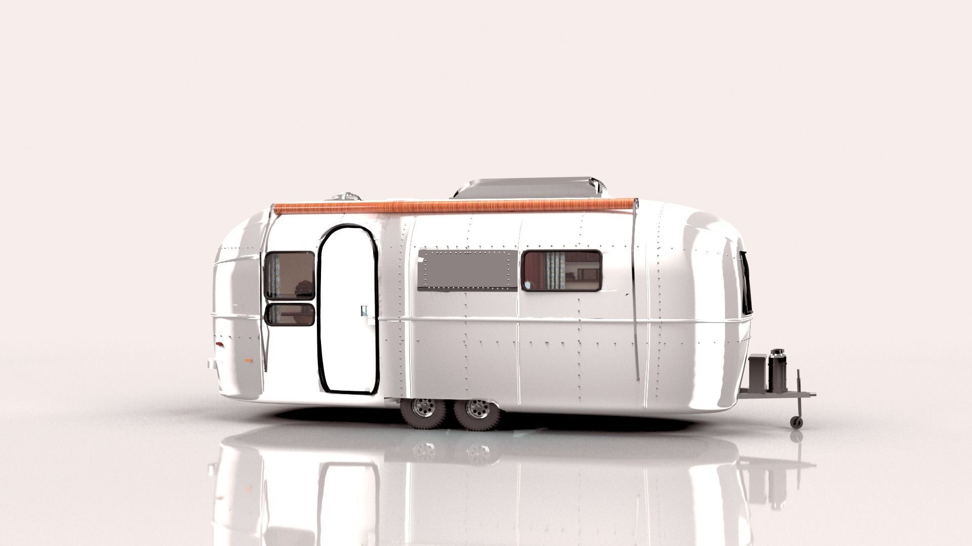 US Caravan 70s  3D model_18