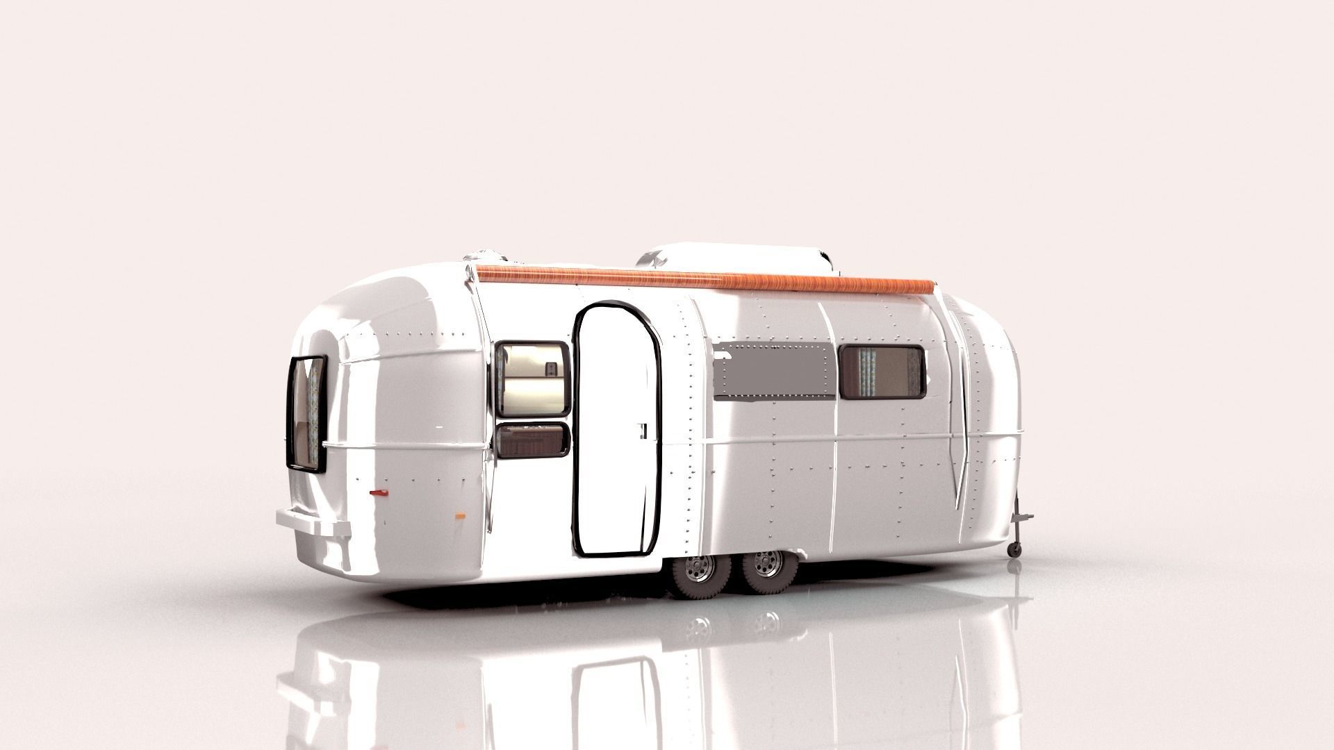 US Caravan 70s  3D model_15