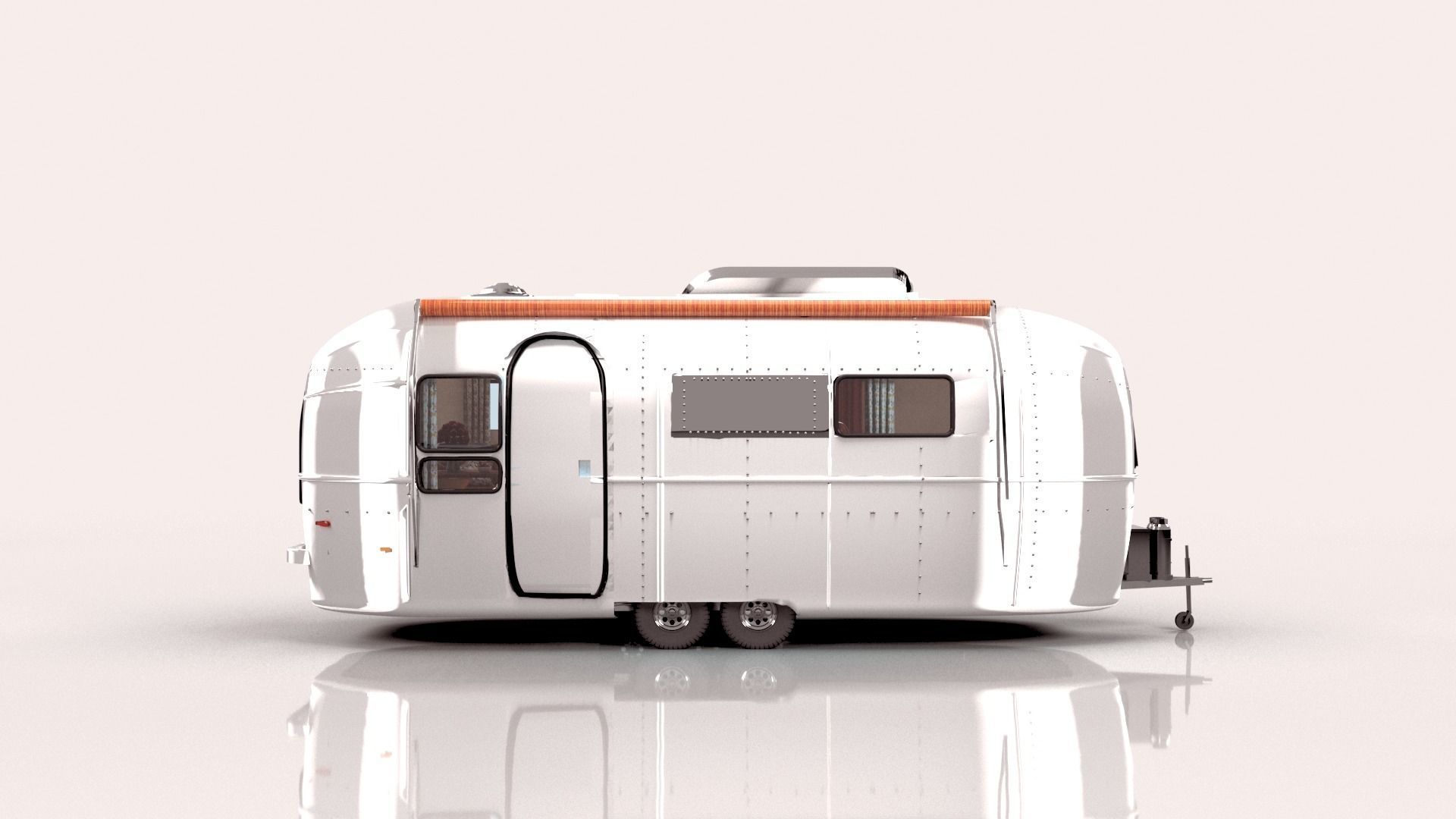 US Caravan 70s  3D model_14