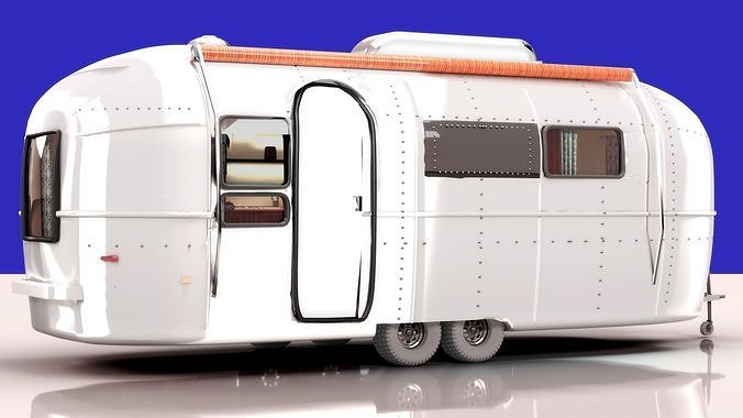 US Caravan 70s  3D model
