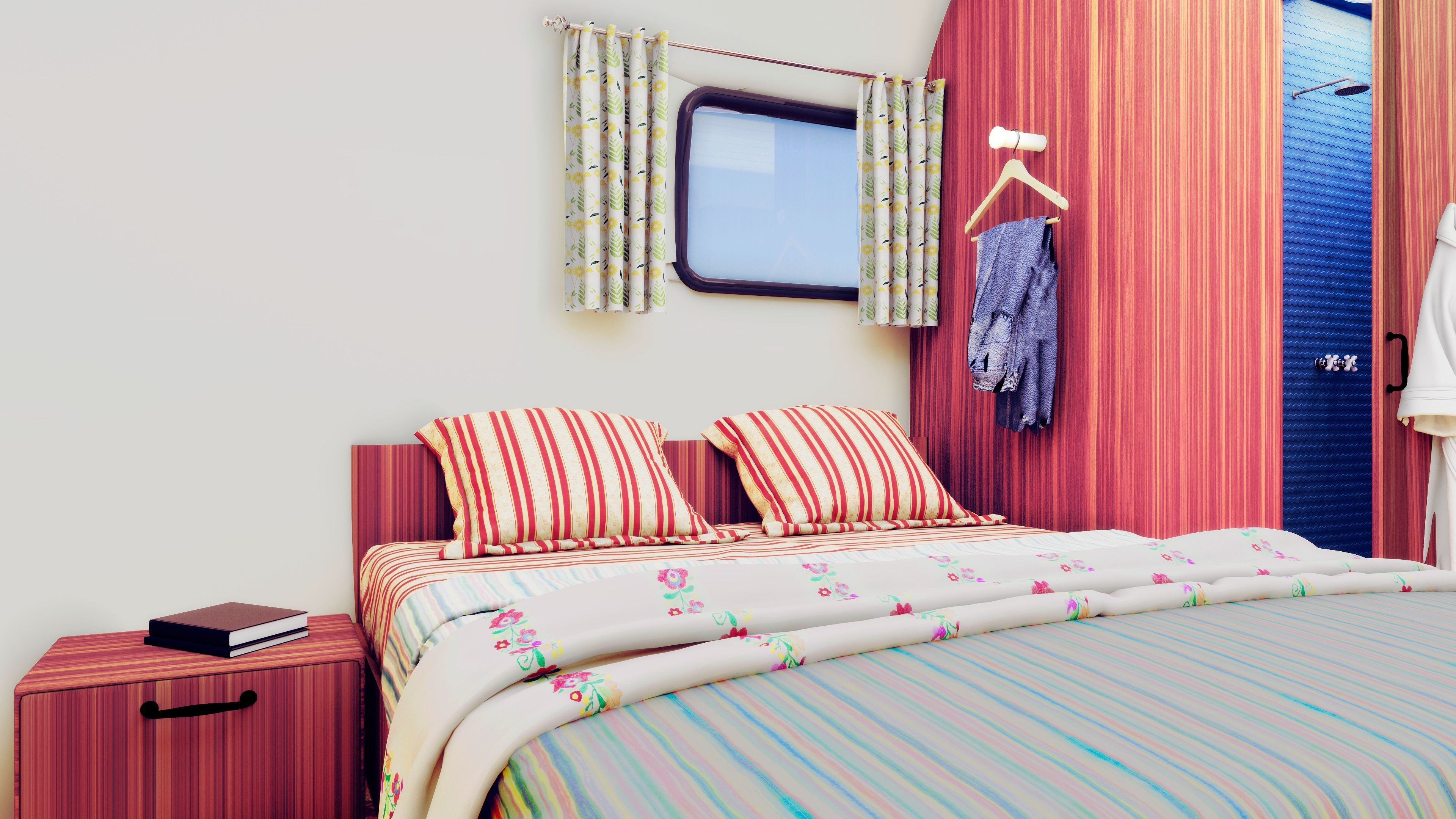 US Caravan 70s  3D model_8