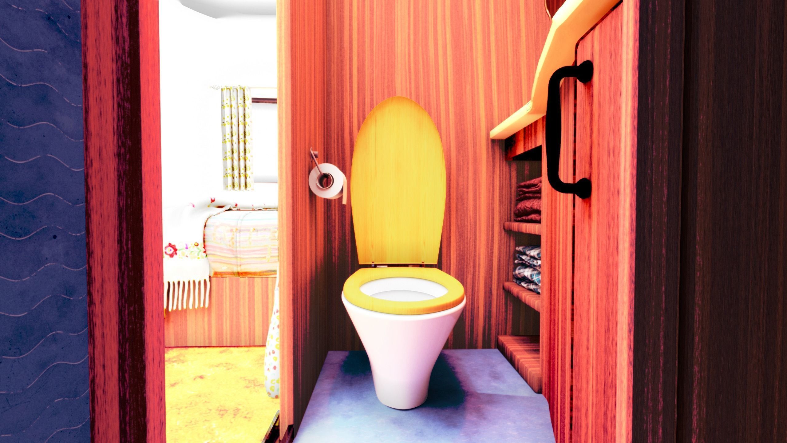 US Caravan 70s  3D model_6