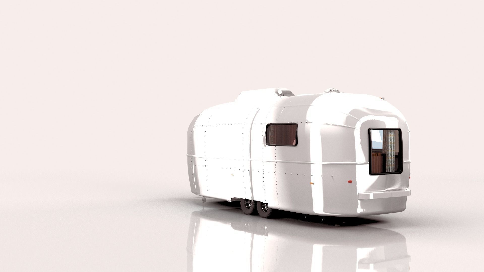 US Caravan 70s  3D model_16