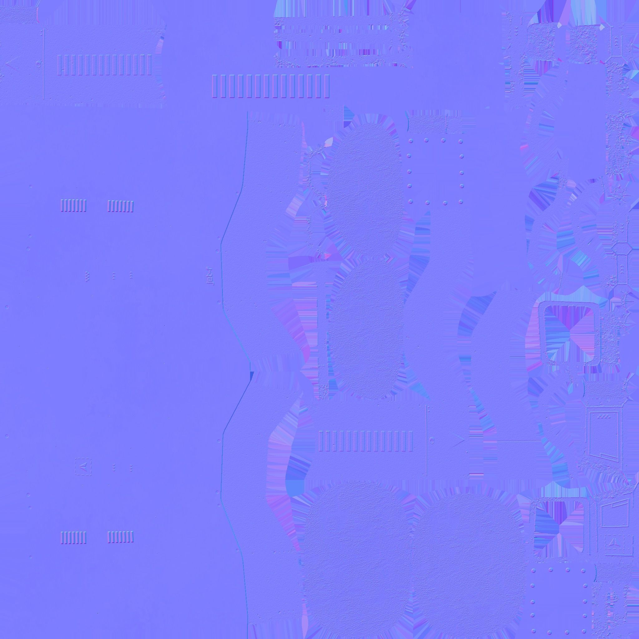 Jetpack F09 Green Metal - SciFi Character Design Low-poly 3D model_22