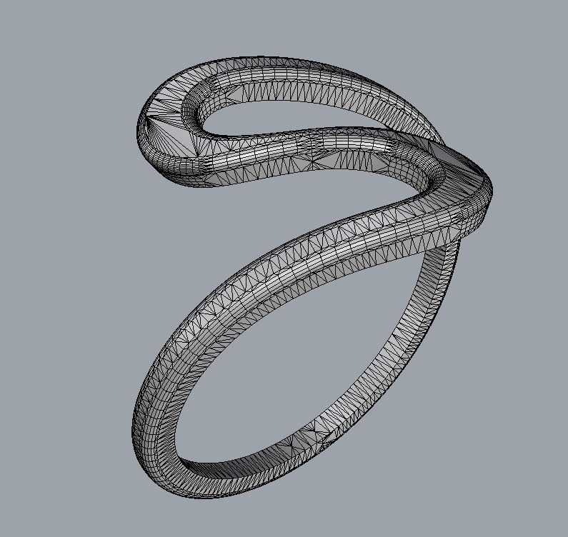 Wave Ring 3D print model_8