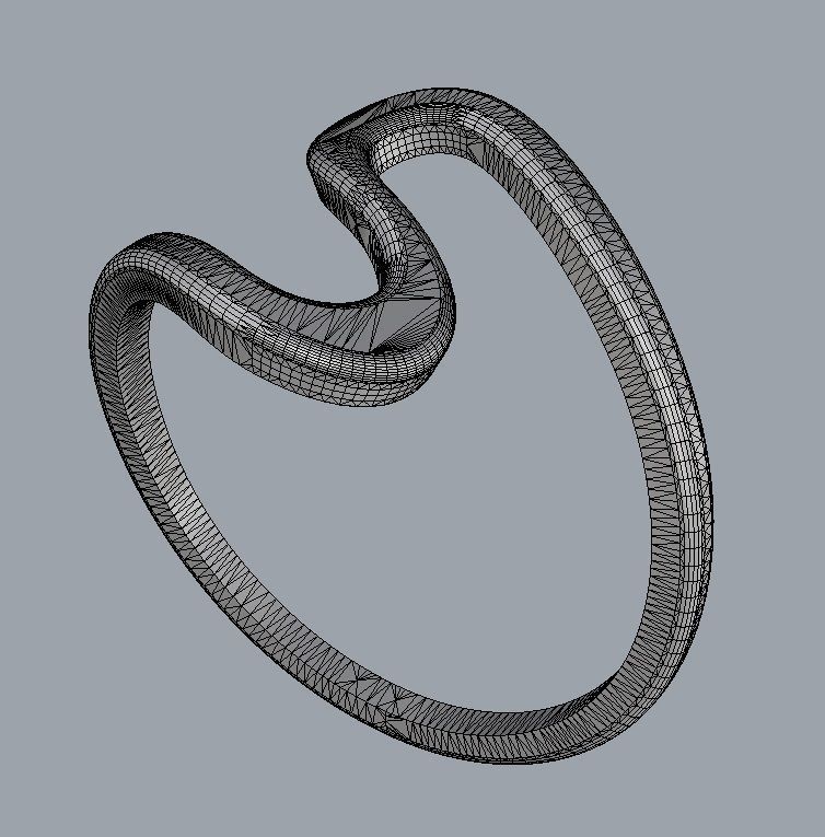 Wave Ring 3D print model_10